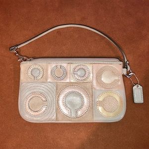 Sale! Leather COACH Wristlet